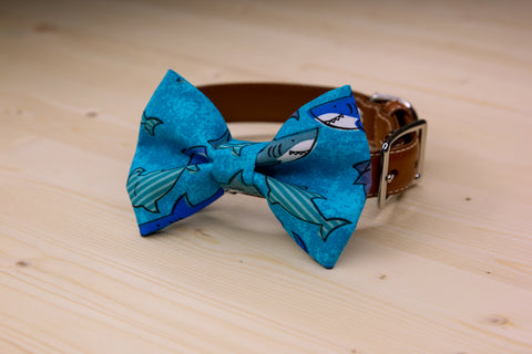 For the Love of Sharks Bow Tie